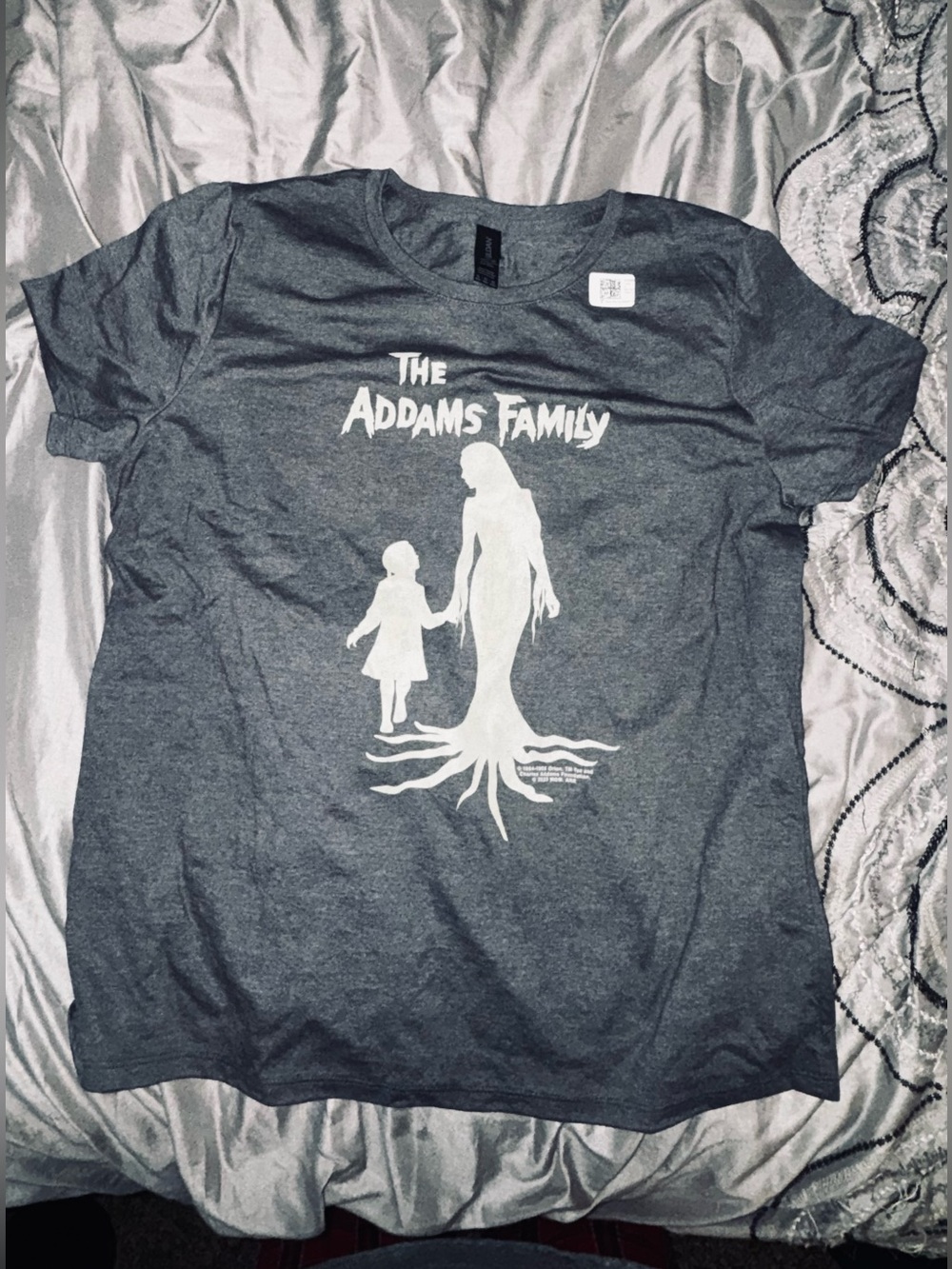 The Addams Family Kids Graphic Tee - Grey